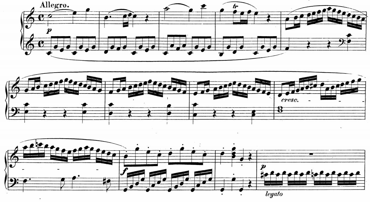 Mozart Piano Sonata