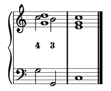 4–3 compound cadence.